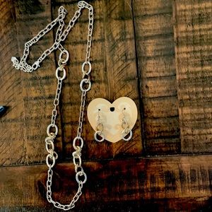 Necklace and earrings